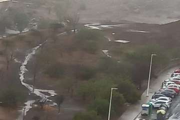 Efectos de las lluvias de la tormenta tropical Hermine en Telde/TA.