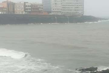Efectos de las lluvias de la tormenta tropical Hermine en Telde/TA.
