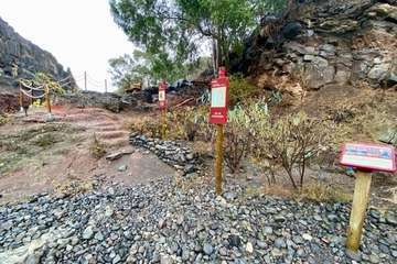 La escorrentía provocó daños al corredor paisajístico de Telde/TA.