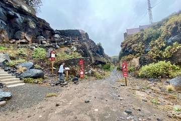 La escorrentía provocó daños al corredor paisajístico de Telde/TA.