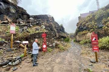 La escorrentía provocó daños al corredor paisajístico de Telde/TA.