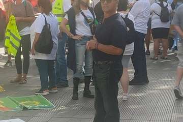 Protesta  en la capital grancanaria contra el proyecto del barranco de Arguineguín/Acfi Press y TA.
