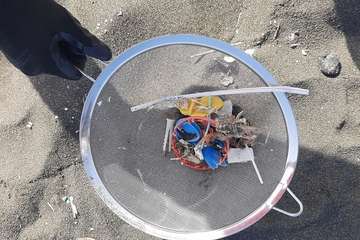 Campaña de limpieza en la costa teldense de Jinámar/TA.