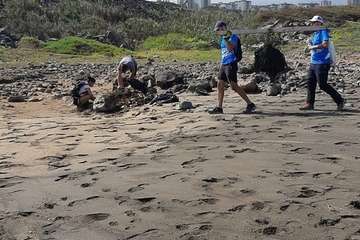 Campaña de limpieza en la costa teldense de Jinámar/TA.