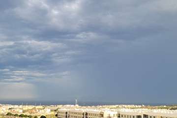 Telde se encapota pero sin una gota de agua por el momento/Jesús Ruiz Mesa.