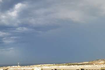 Telde se encapota pero sin una gota de agua por el momento/Jesús Ruiz Mesa.