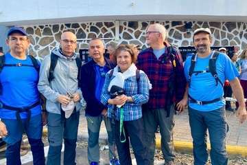 Nueva ruta de Turcón por el campo de volcanes de Jinámar/TA.