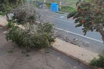  Madrugada de viento racheado en Telde e incidencias en la isla/TA.