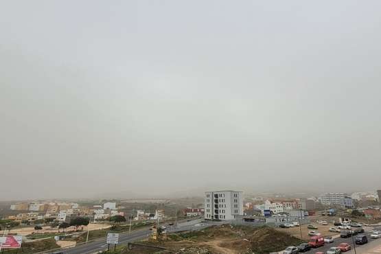  La calima ensombrece el cielo de Telde/Jesús Ruiz Mesa.