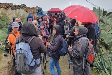 Caminata de Turcón por Lomo Cuevas de Cuba/TA.