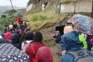Caminata de Turcón por Lomo Cuevas de Cuba/TA.