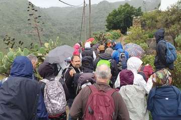 Caminata de Turcón por Lomo Cuevas de Cuba/TA.