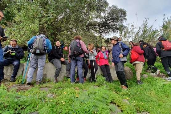 Caminata de Turcón por Lomo Cuevas de Cuba/TA.