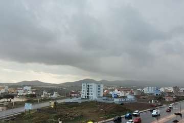 Granizada y lluvia en Telde/TA.