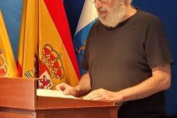 Sentido homenaje en la Casa-Museo León y Castillo a Antonio Florido de la Nuez, fallecido repentinamente/TA y Jesús Ruiz Mesa.