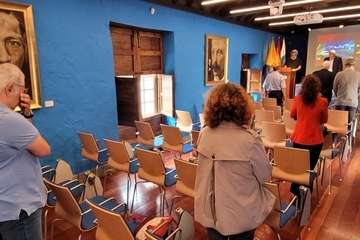 Sentido homenaje en la Casa-Museo León y Castillo a Antonio Florido de la Nuez, fallecido repentinamente/TA y Jesús Ruiz Mesa.