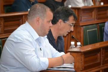 Los dos ediles de Más por Telde (Foto Daniel Ojeda)