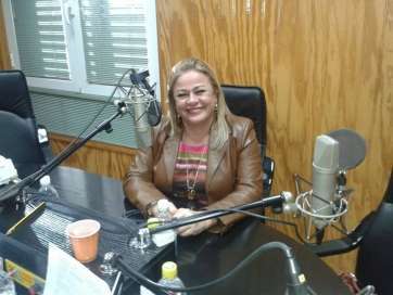 Mari Carmen Castellano, este lunes en Radio Faycan (TA)