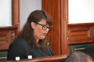 La concejala nacionalista Celeste López, portavoz en asuntos económicos de NC Telde (Foto TA)