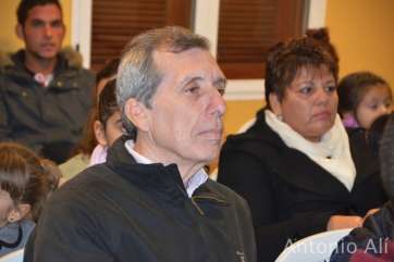 Guillermo Reyes, anoche en el pregón de Tara (Foto Antonio Alí)