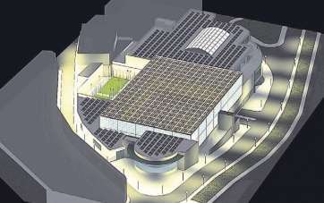 Infografía del futuro complejo deportivo (Foto TA)