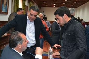 Juan Martel, Mario Torres y Héctor Suárez, nuevos ediles del Gobierno de Telde (Foto Daniel Ojeda)