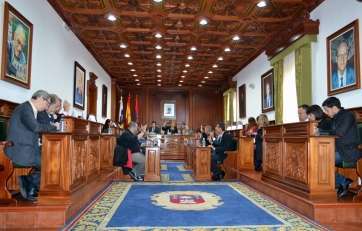 Imagen del Pleno de este viernes (Foto TA)