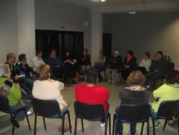 Un momento de la reunión (Foto TA)