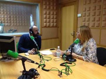 Mari Carmen Castellano, alcaldesa de Telde, durante la entrevista (Foto TA)