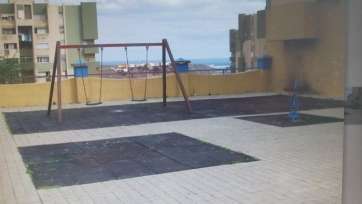 Parque infantil cuyo estado denuncia Nueva Canarias de Telde (Foto TA)