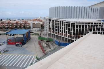 El inconcluso Palacio de la Cultura de Telde (Foto TA)