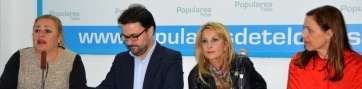 Momento del comité local de esta noche en la sede del PP de Telde (Foto Antonio Alí)