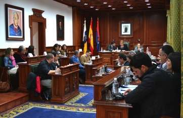 Pleno municipal el pasado 7 de febrero (Foto TA)