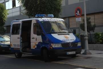 Vehículo de atestados de la Policía Local de Telde (Foto TA)
