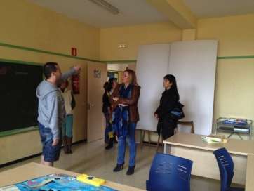 Un momento de la visita (Foto TA)