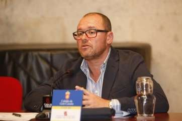 Imagen de archivo de José Miguel Álamo, consejero de Política Social (Foto TA)