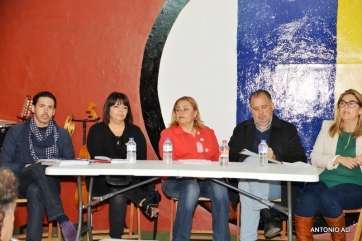 Autoridades presentes en el encuentro (Foto Antonio Alí)