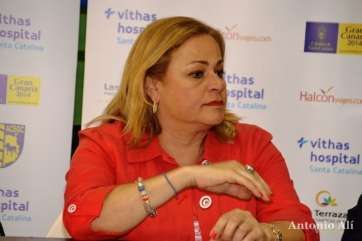 Mari Carmen Castellano, alcaldesa de Telde (Foto Antonio Alí)