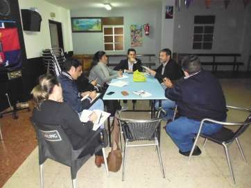 Momento de la reunión celebrada en El Caracol (Foto TA)