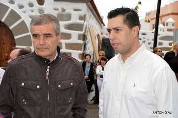 Los dos ediles del PSOE en el Ayuntamiento de Telde, Juan Quintana y Alejandro Ramos (Foto Antonio Alí)