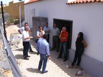 Imagen de archivo de una visita a la instalación (Foto TA)