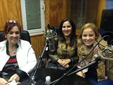 Umpierrez, Mejías y Rodríguez durante la tertulia el pasado lunes (Foto TA)