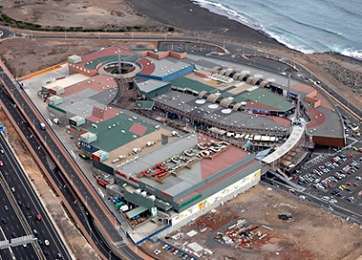 Vista aérea del complejo comercial de Las Terrazas (Foto TA)