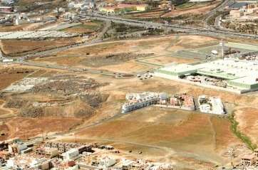 Vista aérea del sector residencial de Las Rosas (Foto TA)