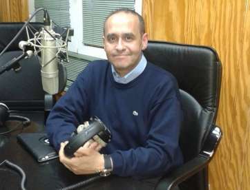 Antonio Hernández Lobo en Radio Faycan (Foto TA)