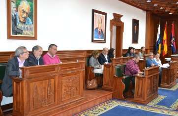 Ediles este viernes en el Pleno (Foto Daniel Ojeda) 