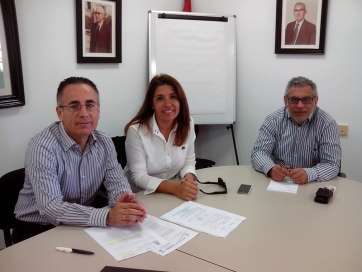 Carmen Hernández se reunión con Miguel Quintana (Foto: TA)