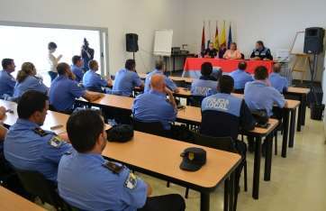 Inauguración del curso policial este martes (Foto TA)