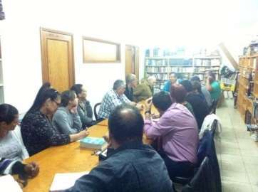 Momento de la asamblea de IUC de Telde (Foto TA)