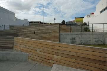 Rampa de acceso a la avenida desde la calle de Margarita (Foto TA)